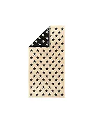 CAWÖ | Handtuch NEW STAR 50x100cm Beige/Pink  | Dunkelgrün