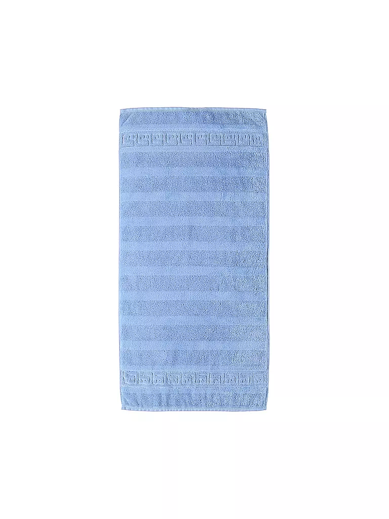 CAWÖ | Handtuch NOBLESSE 50x100cm Mittelblau | hellblau
