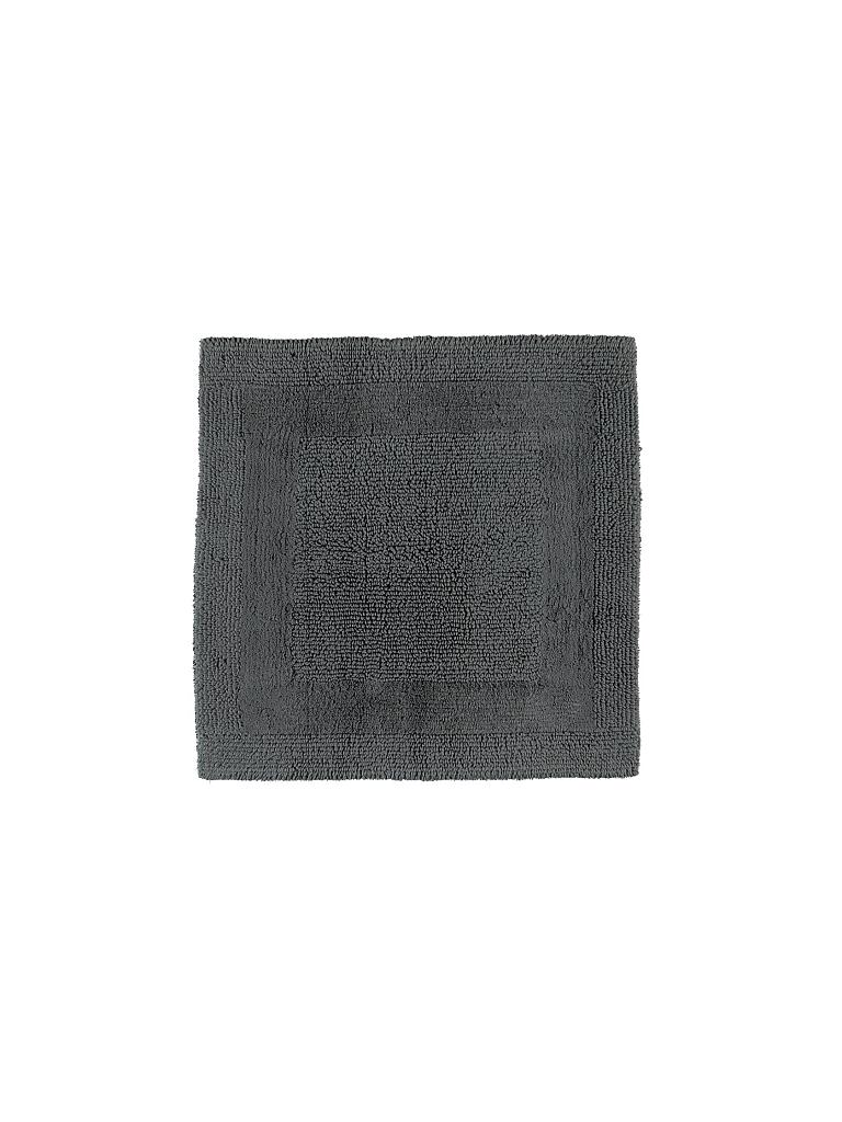 CAWÖ | Luxus Badteppich 1000 60x60cm (Anthrazit) | grau