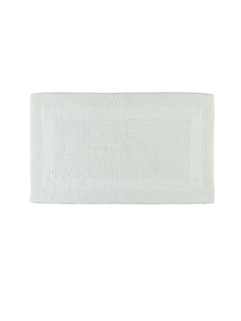 CAWÖ | Luxus Badteppich 1000 60x60cm (Weiss) | weiß