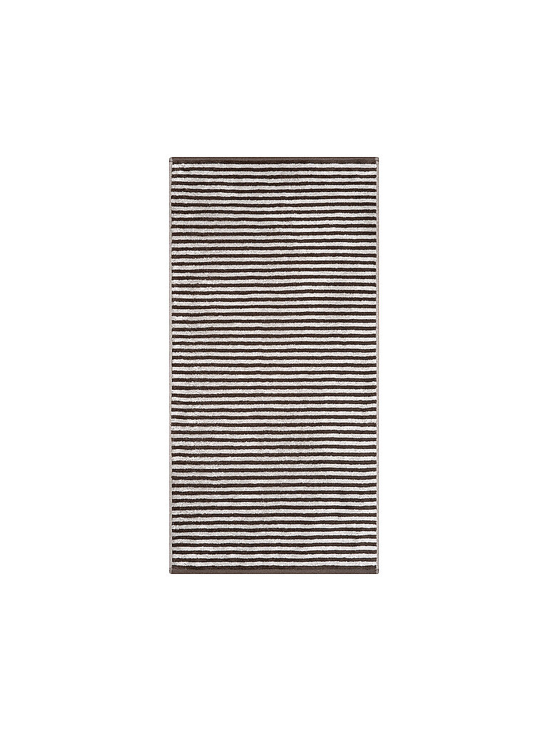 CAWÖ Serviette de douche 70x140cm CLUB STRIPES Pepper marron