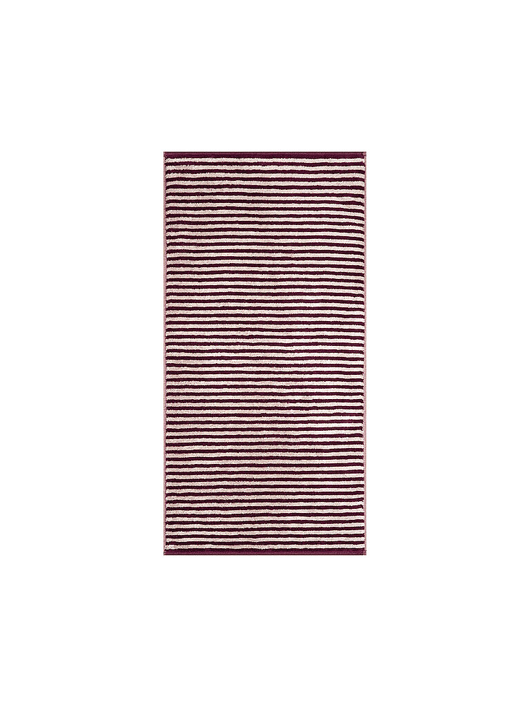 CAWÖ Serviette de douche 70x140cm CLUB STRIPES Bourgogne baie