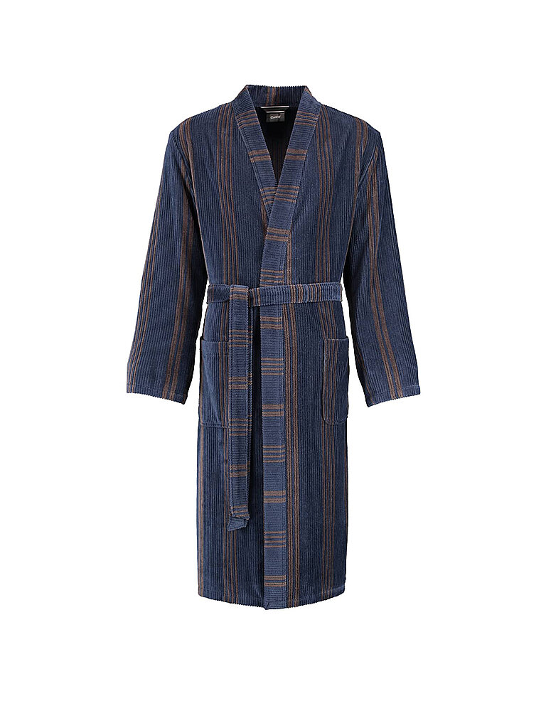CAWÖ Herren Bademantel Blau/Braun blau | 48