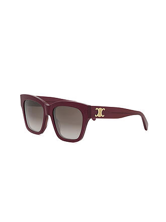 CELINE | Triomphe rote eckige Sonnenbrille