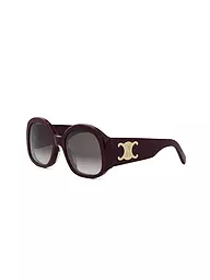 CELINE | Maxi Triomphe havanabraune runde Sonnenbrille | braun