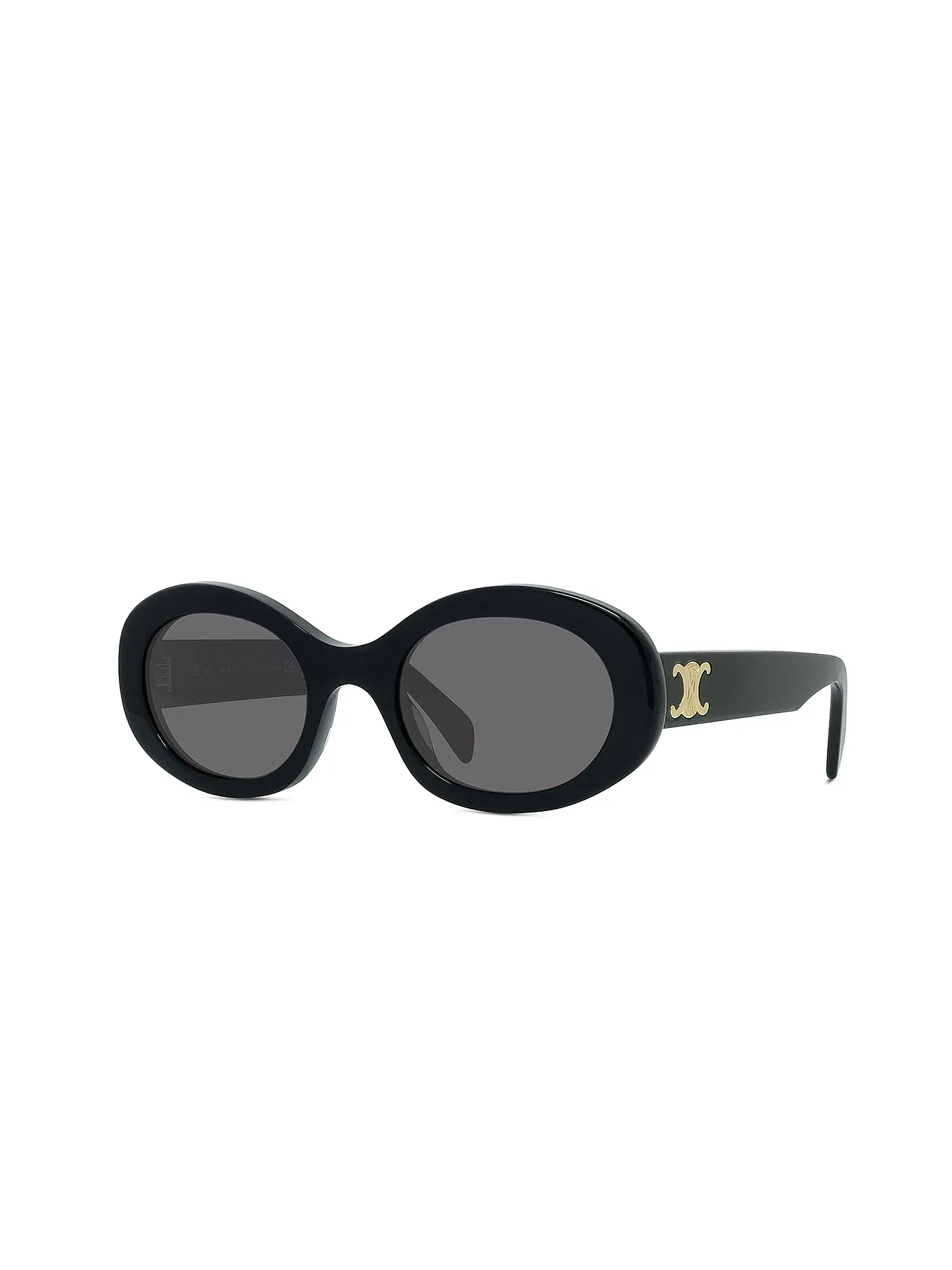 CELINE | Triomphe schwarze runde Sonnenbrille | schwarz