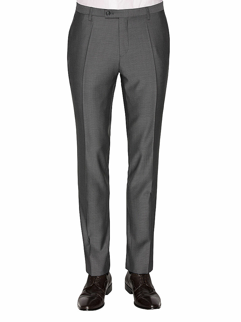 Anzughose Birdsey grau 48 herren