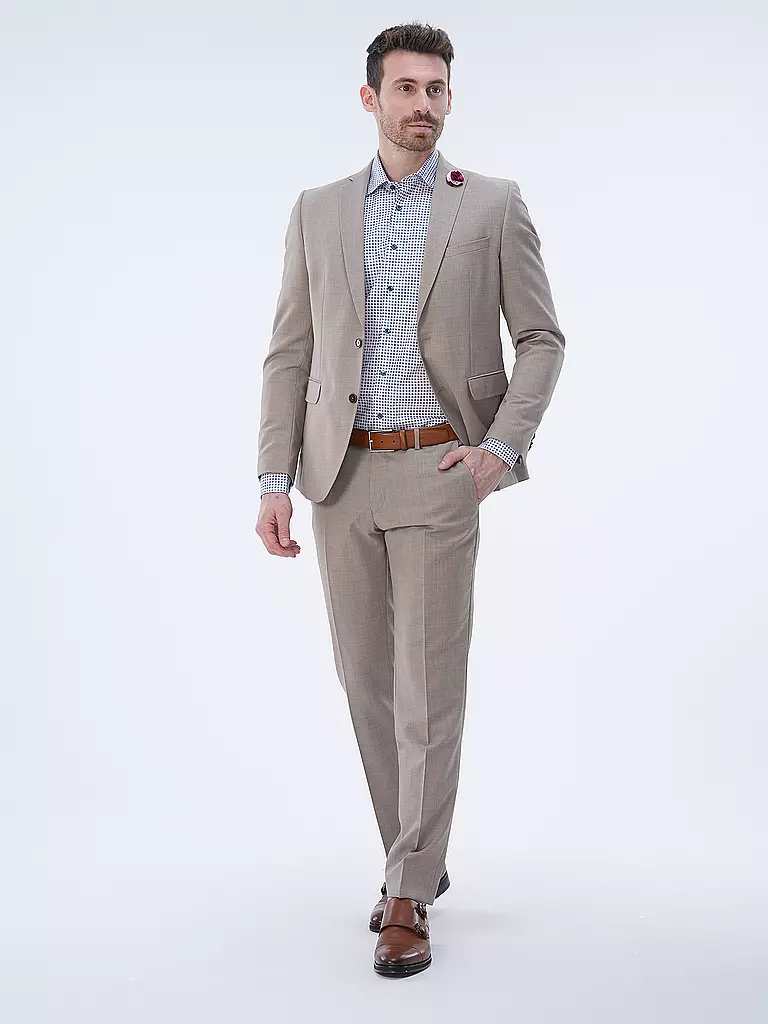 CG - CLUB OF GENTS | Anzughose Slim Fit PASCAL | beige