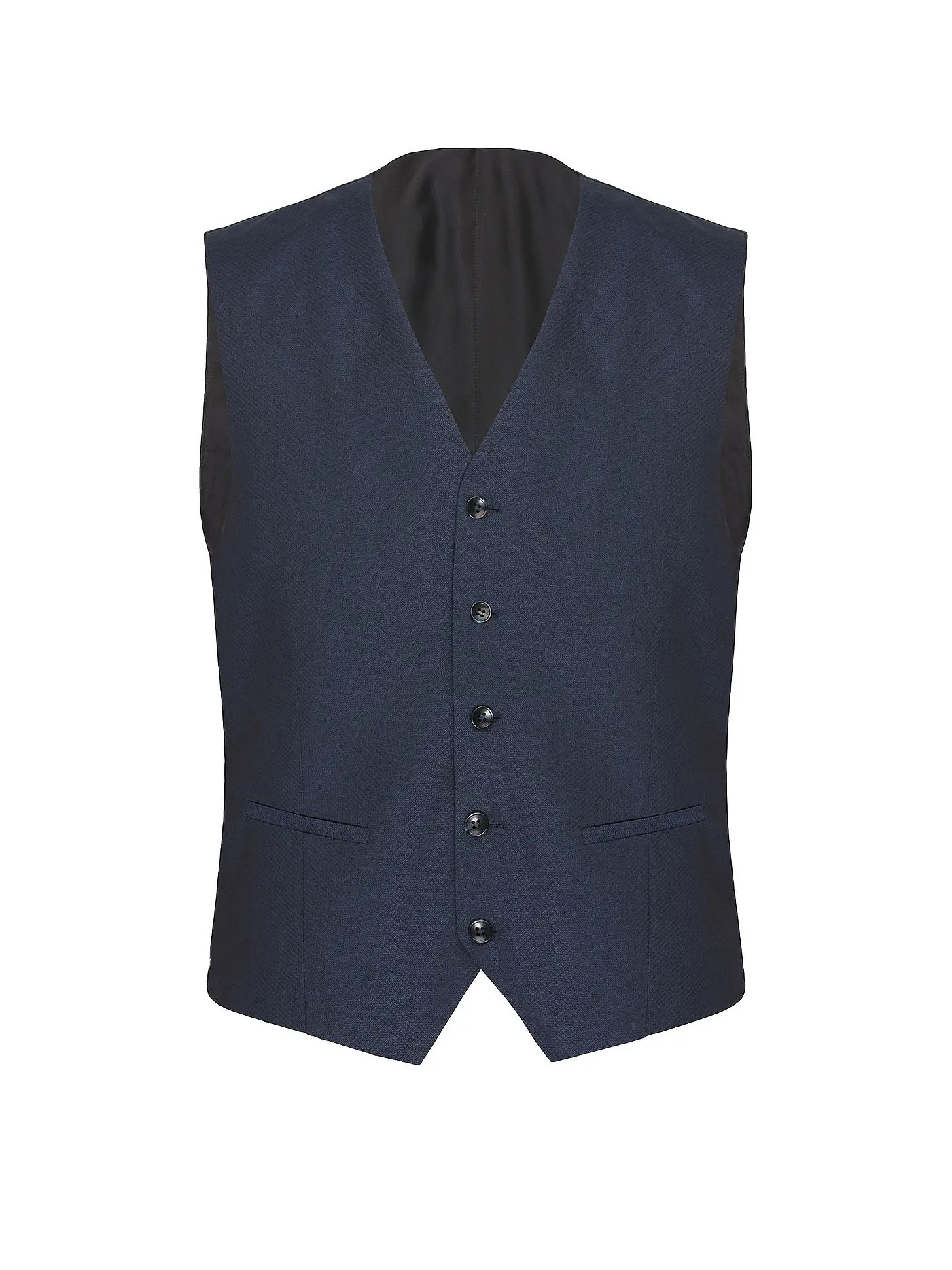 CG - CLUB OF GENTS | Anzugweste Birdsey | blau