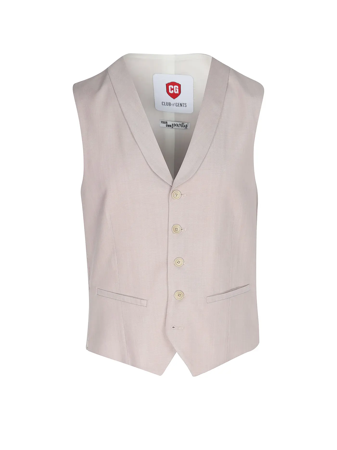 CG - CLUB OF GENTS | Anzugweste PADDY  | rosa