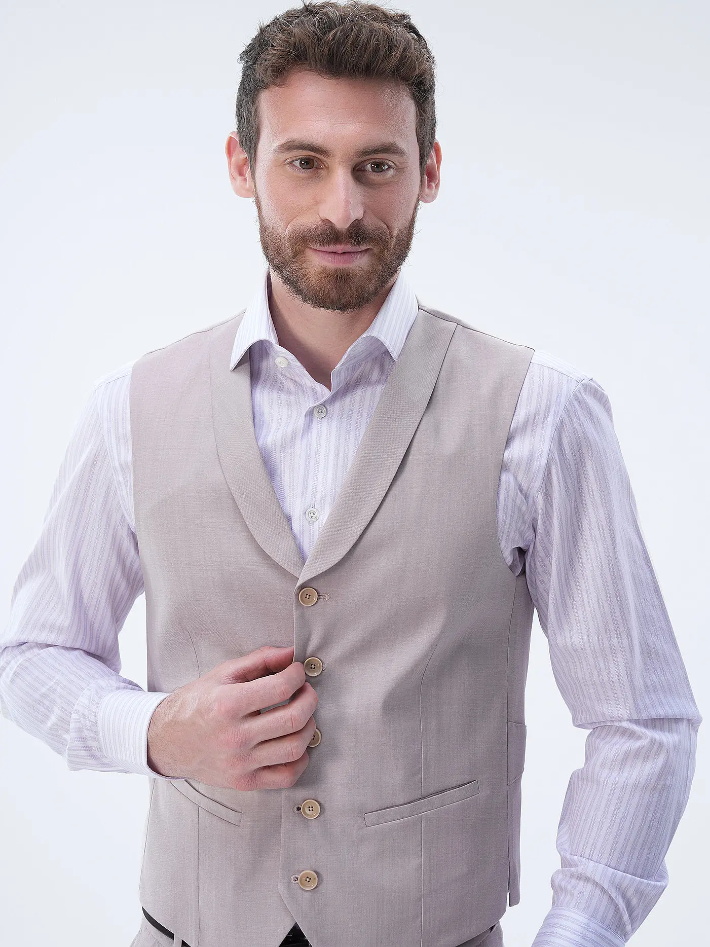 CG - CLUB OF GENTS | Anzugweste PADDY  | rosa