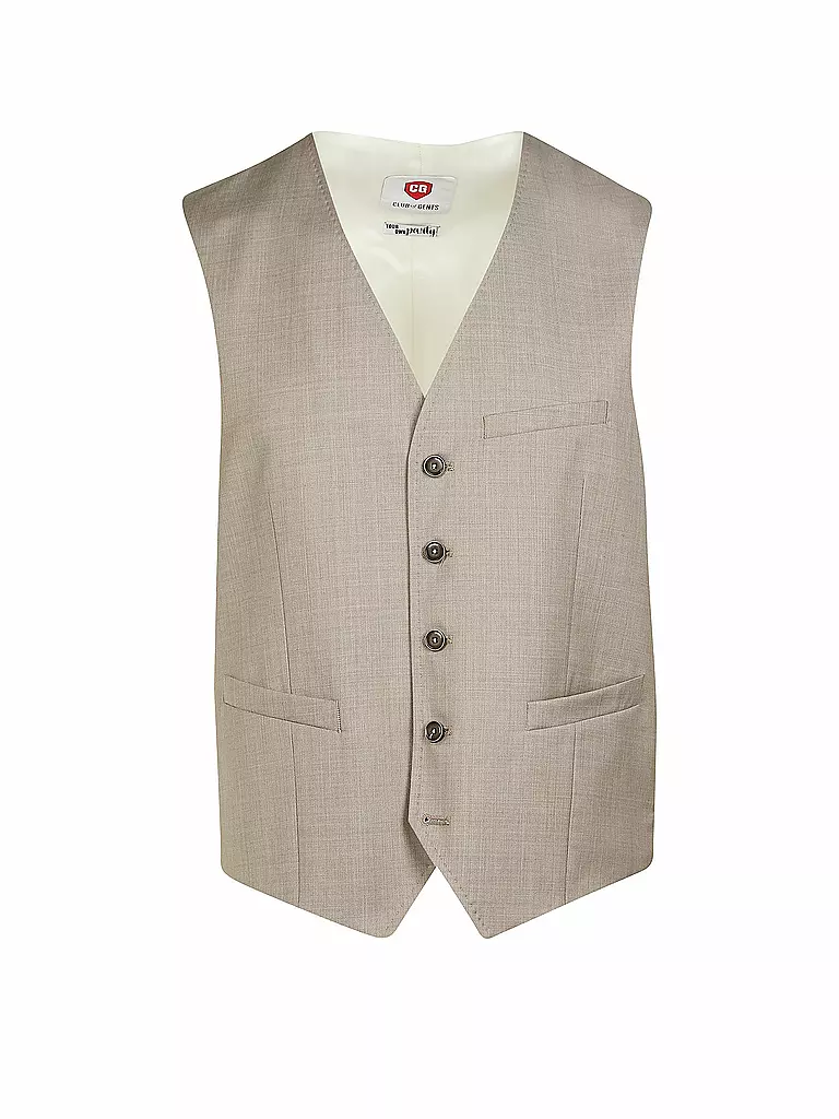 CG - CLUB OF GENTS | Anzugweste Slim Fit PIETRO | beige