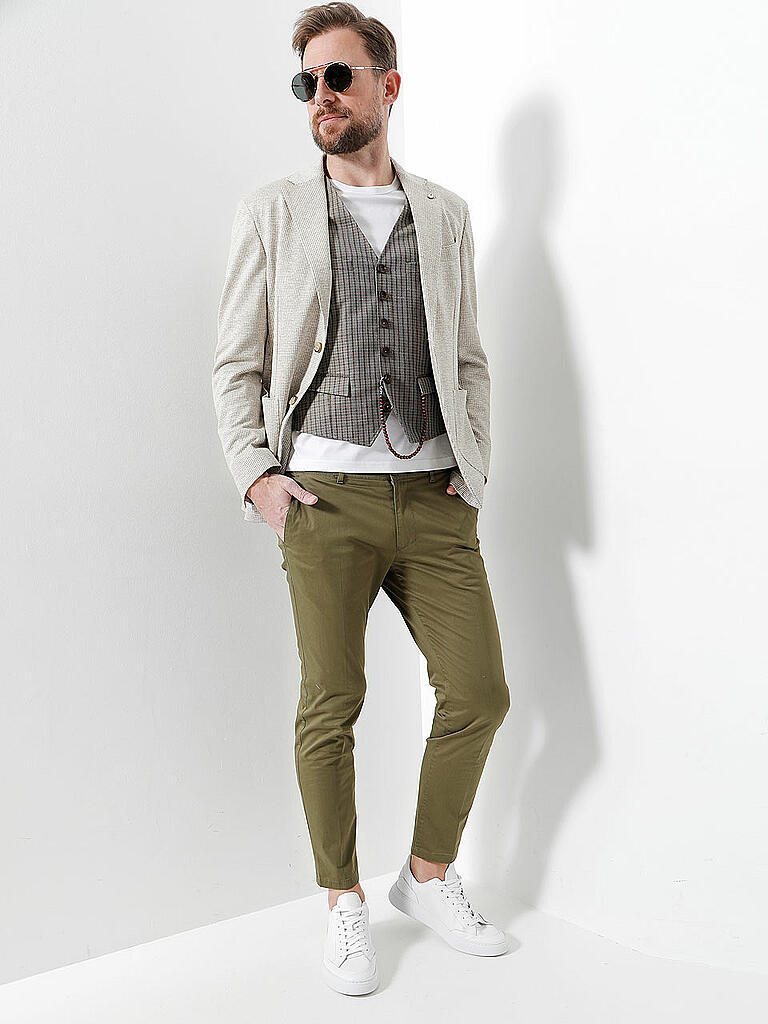 CG - CLUB OF GENTS | Leinensakko Slim Fit | beige