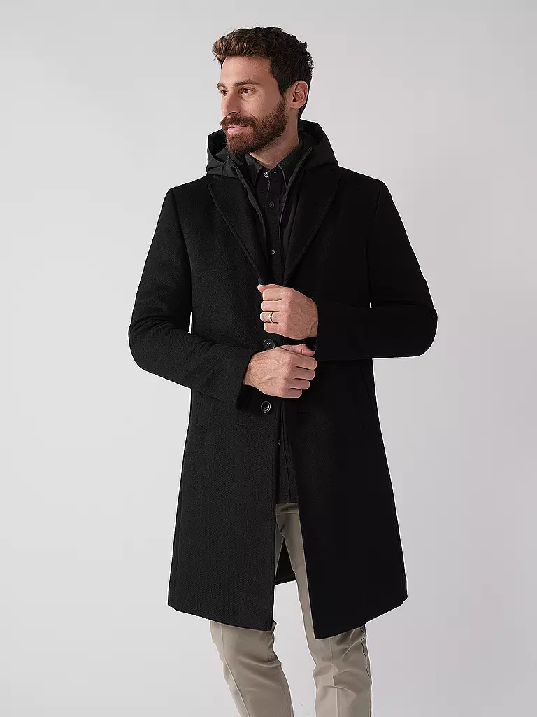 CG - CLUB OF GENTS | Mantel | schwarz