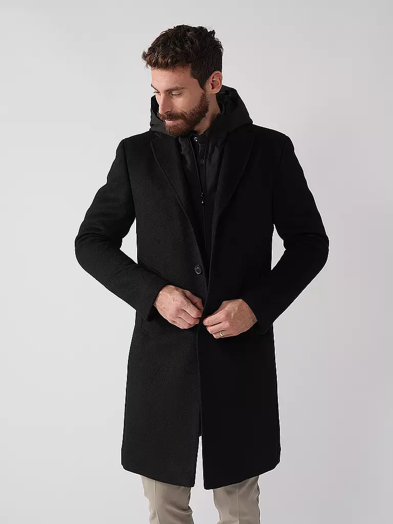CG - CLUB OF GENTS | Mantel | schwarz