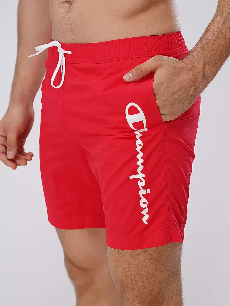 CHAMPION | Badeshorts | rot