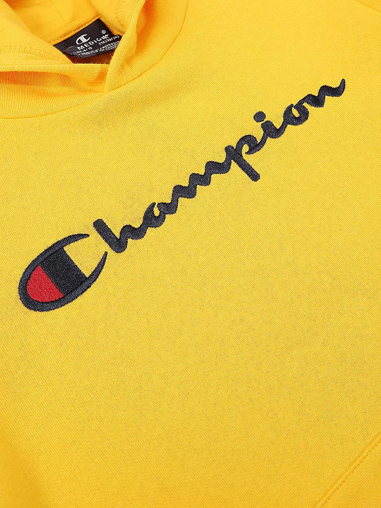 CHAMPION | Jungen Kapuzensweater - Hoodie | gelb