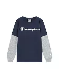 CHAMPION | Jungen Langarmshirt  | Dunkelblau