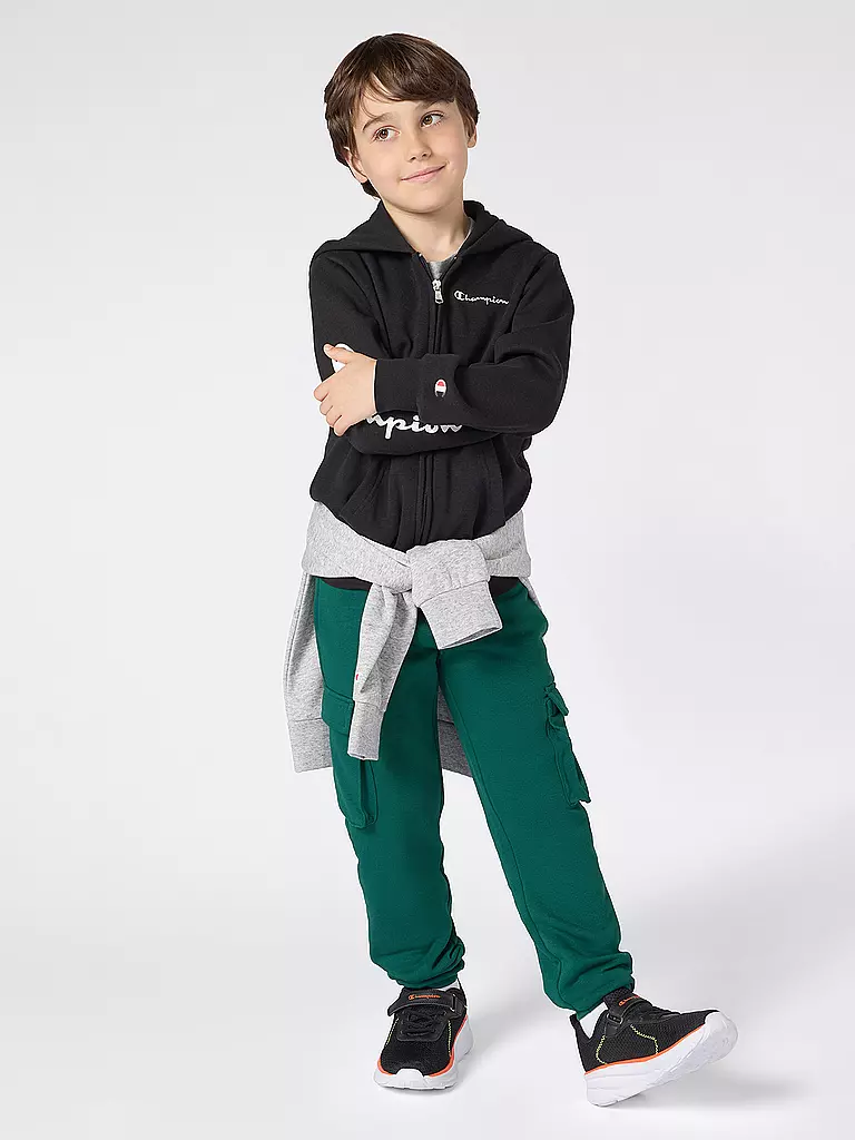 CHAMPION | Jungen Sweatjacke | schwarz