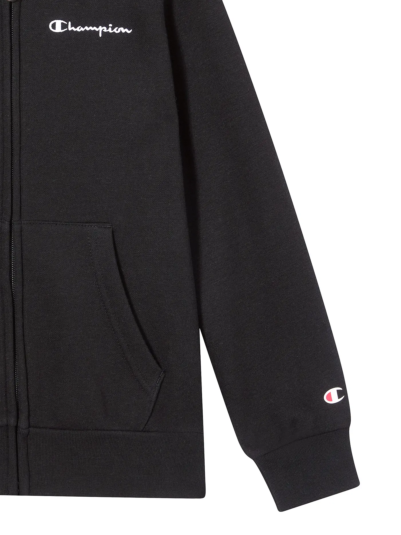 CHAMPION | Jungen Sweatjacke | schwarz