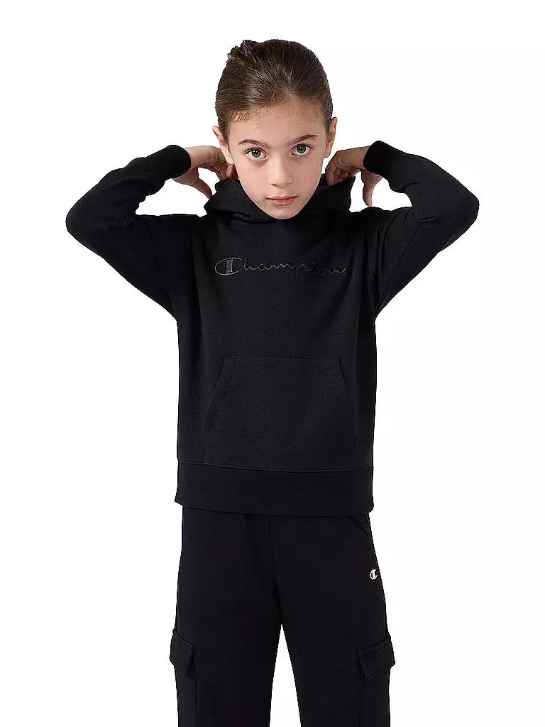 CHAMPION | Mädchen Sweater  | schwarz