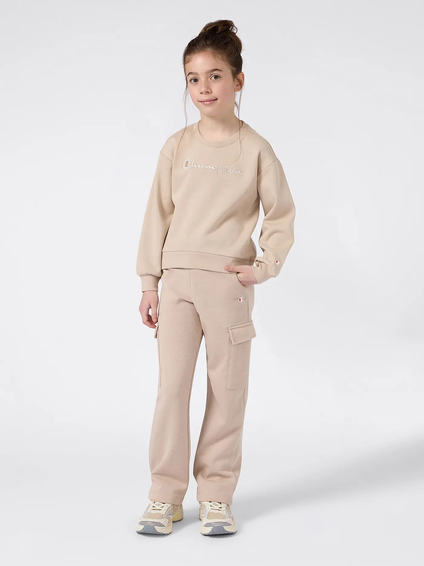 CHAMPION | Mädchen Sweater | beige