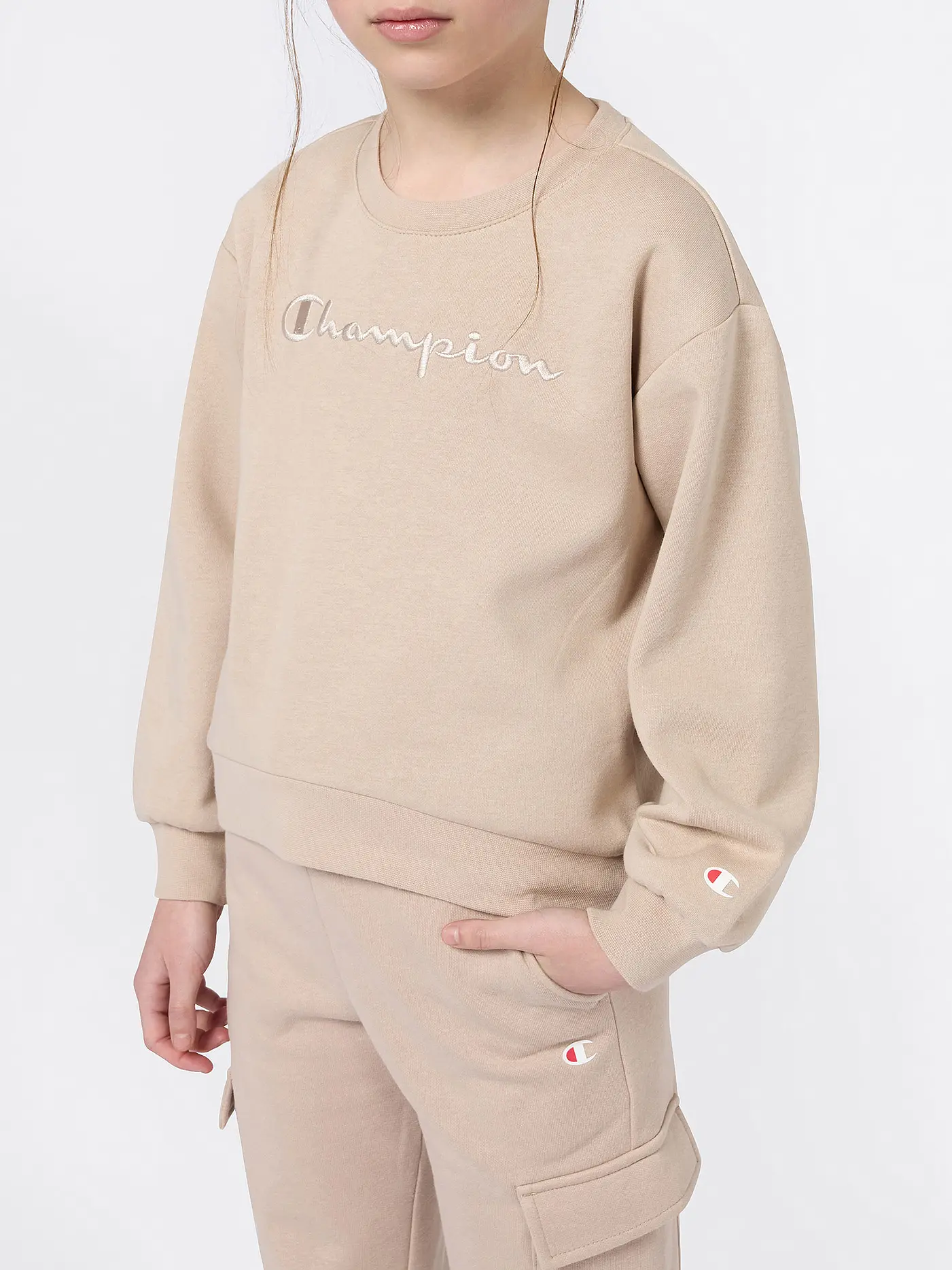 CHAMPION | Mädchen Sweater | beige