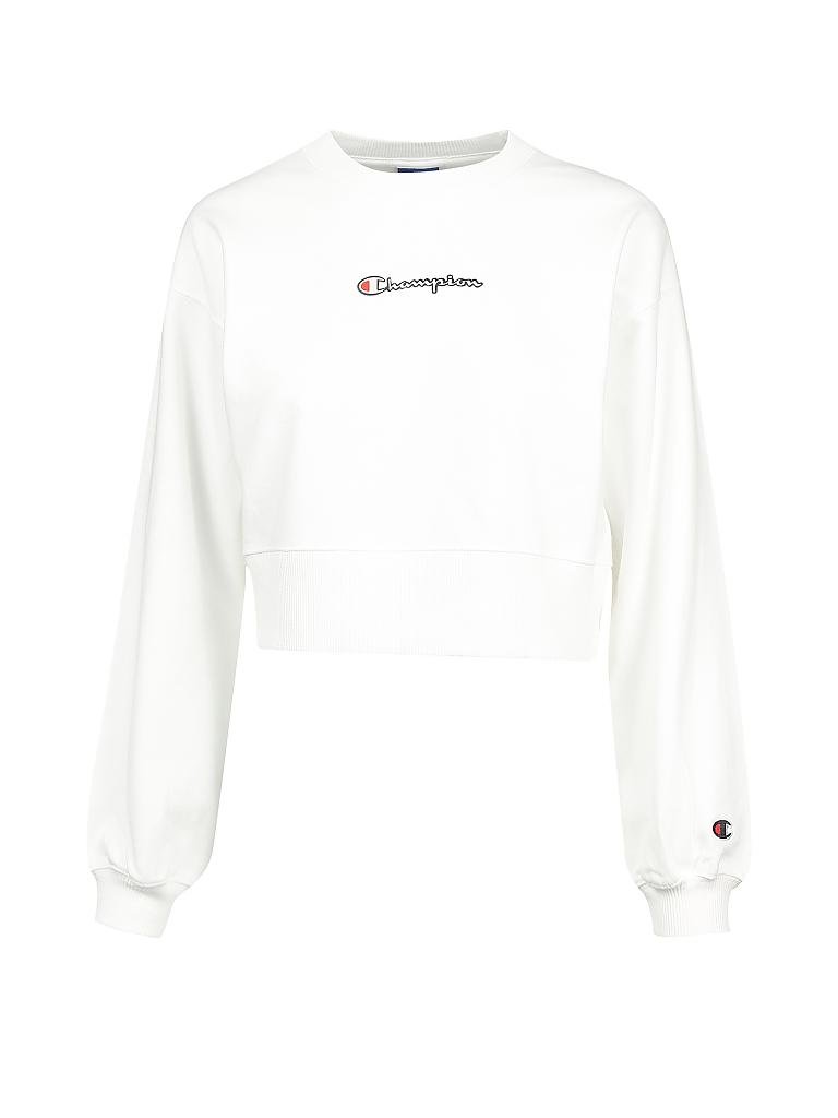 CHAMPION | Sweater Cropped Fit | weiß
