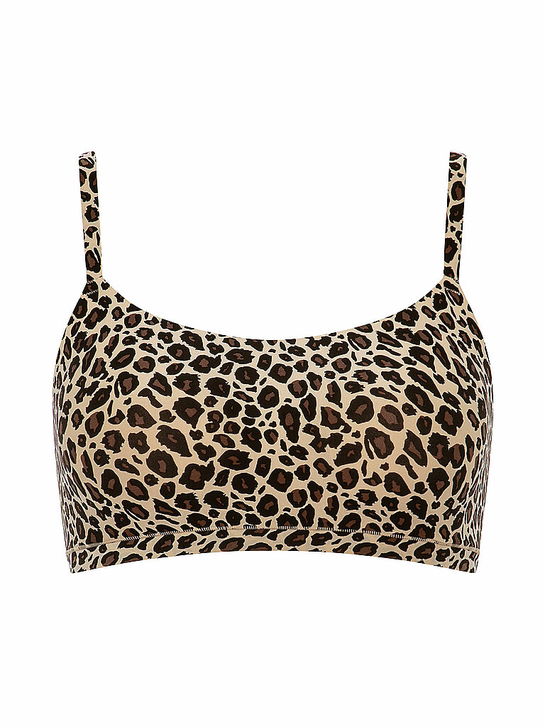 Bustier SOFTSTRETCH leopard nude braun XS/S damen