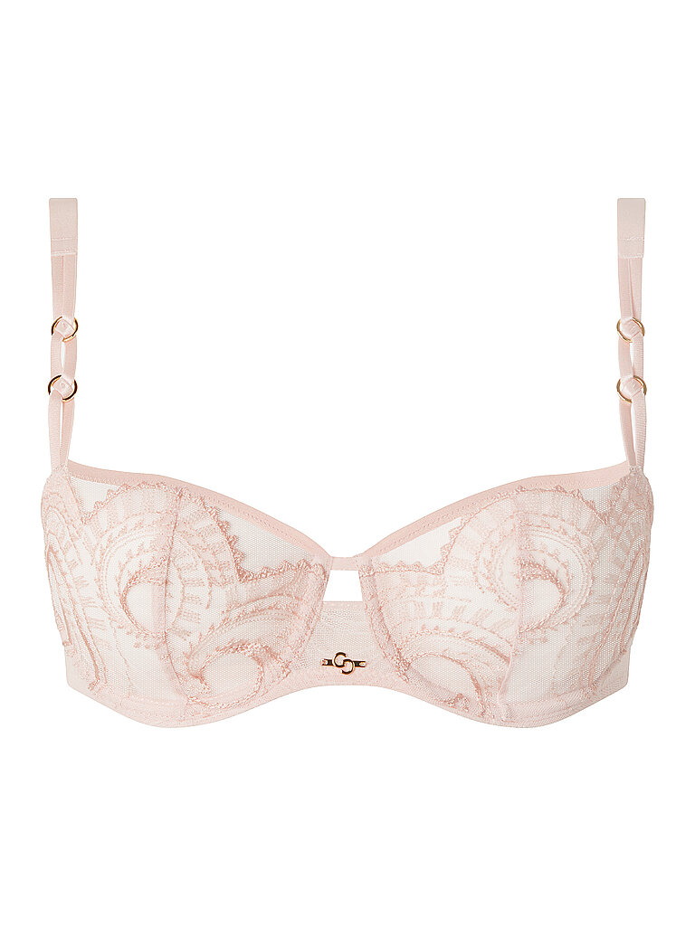 CHANTELLE Balconette BH MYSTIC CREAM taffeta pink rosa | 75B