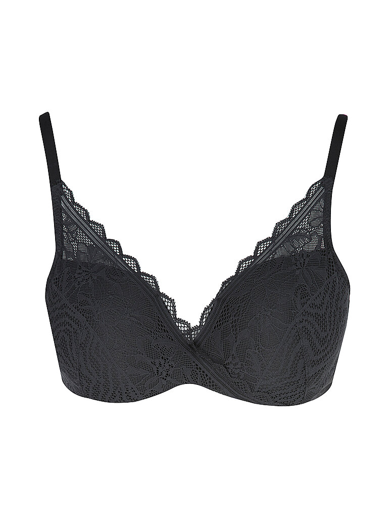 BH mit Bügel FLORAL TOUCH schwarz schwarz 85E damen