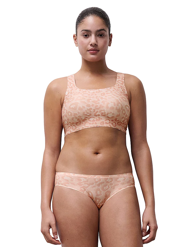 Chantelle Soft Stretch Slip Leo Blush Beige 3