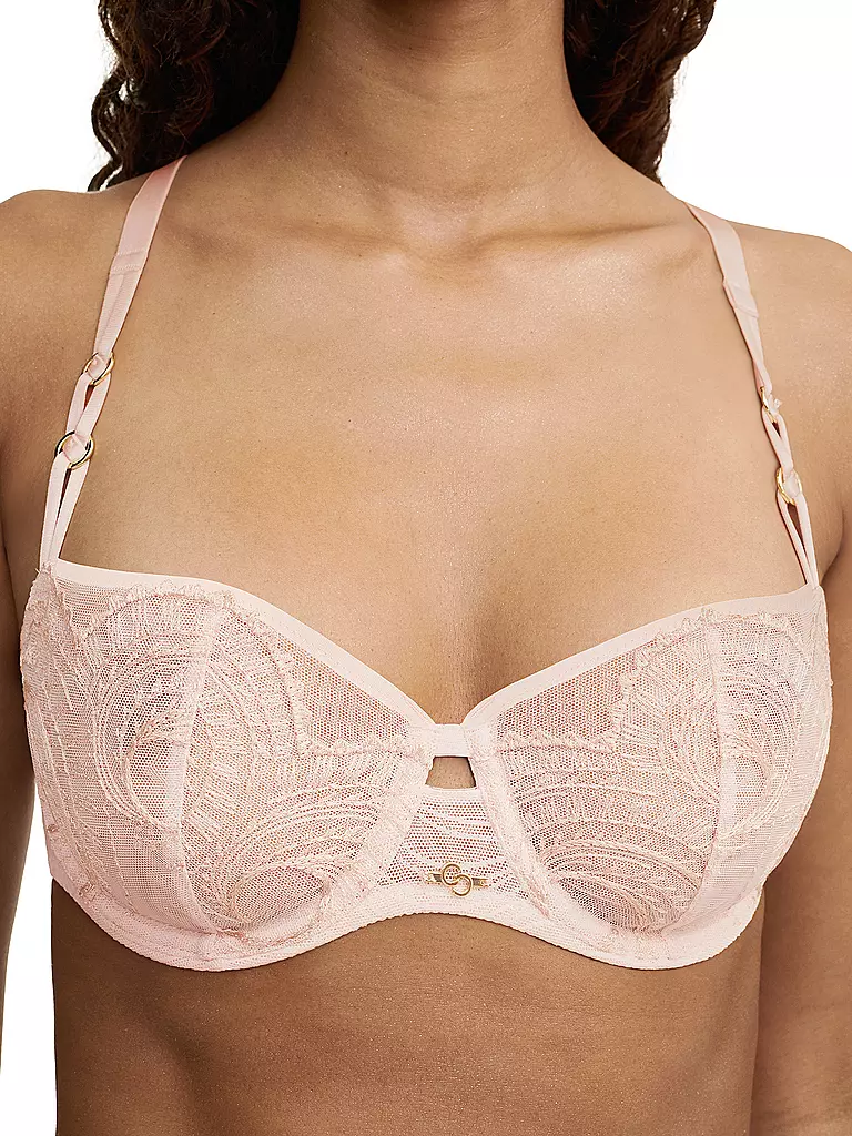 CHANTELLE | Balconette BH MYSTIC CREAM taffeta pink | rosa