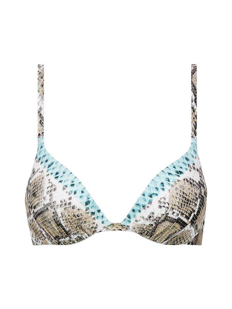 CHANTELLE | Bikini Push-UP BH "Jungle" (Land Python) | beige