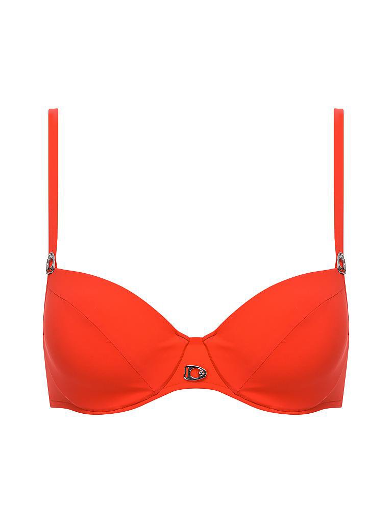 CHANTELLE | Bikini-Top Memory Foam (mit Bügel) "Eden" (Spark Orange) | orange