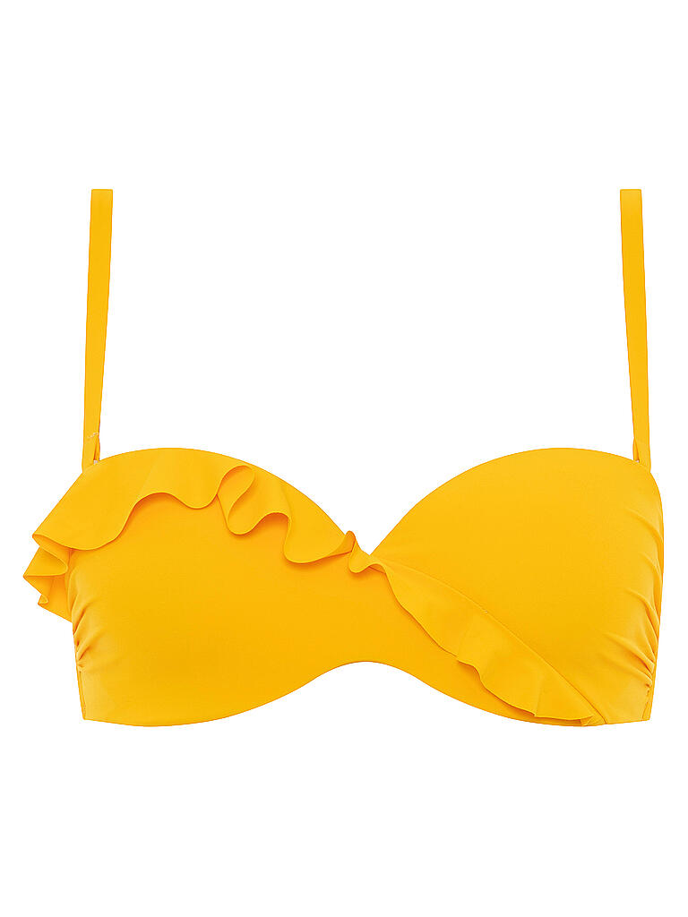 CHANTELLE | Bikinioberteil - Bandeau mit Bügel | gelb