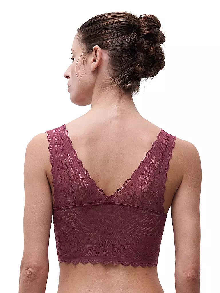 CHANTELLE | Bustier FLORAL TOUCH sienna | dunkelrot