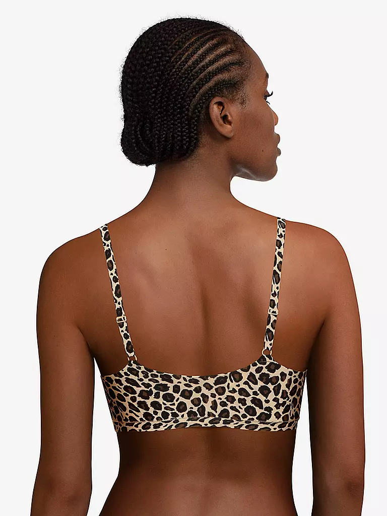 CHANTELLE | Bustier SOFTSTRETCH leopard nude | kupfer