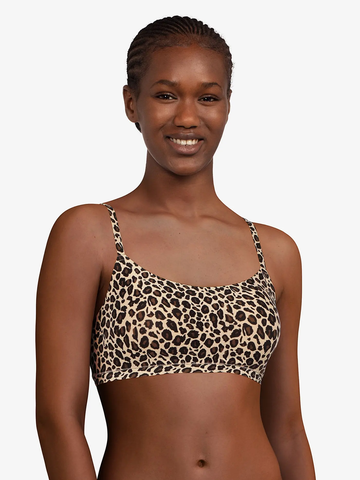 CHANTELLE | Bustier SOFTSTRETCH leopard nude | braun