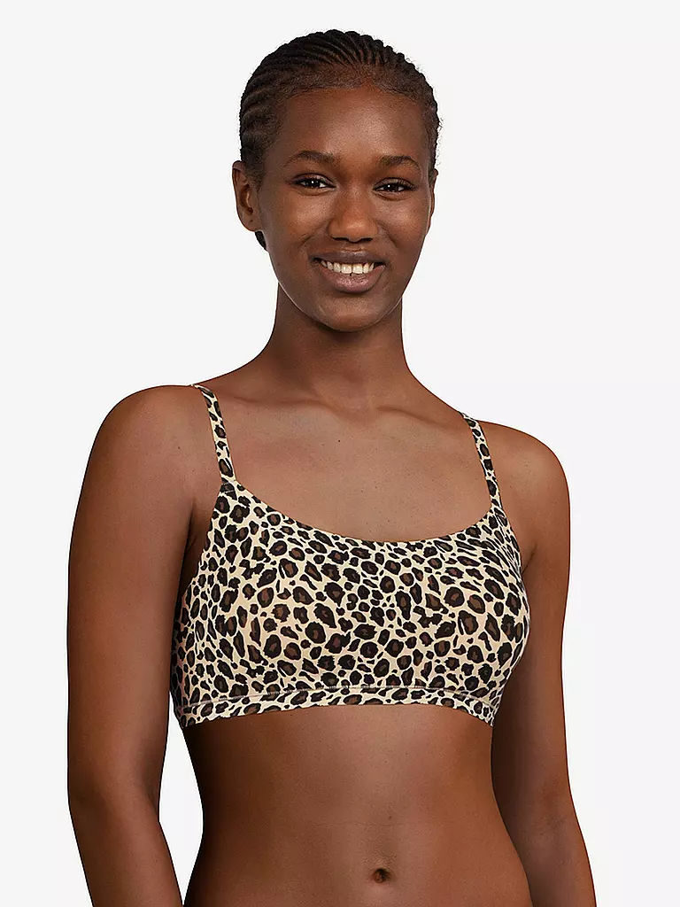 CHANTELLE | Bustier SOFTSTRETCH leopard nude | kupfer