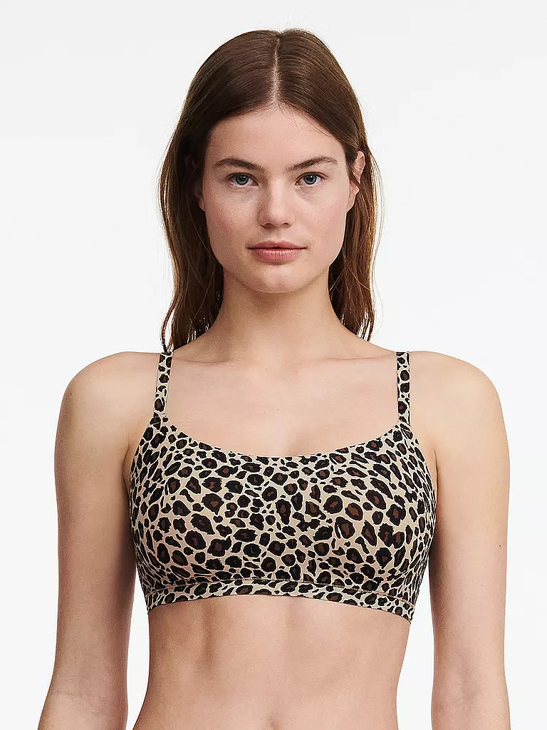 CHANTELLE | Bustier SOFTSTRETCH leopard nude | kupfer