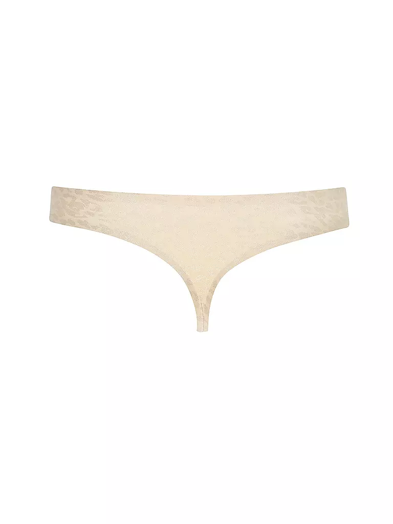 CHANTELLE | String leo shimmer print  | beige