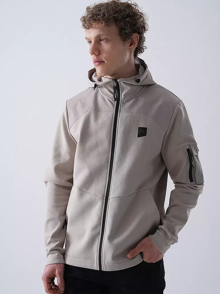 CHASIN | Sweatjacke LION MIX | beige