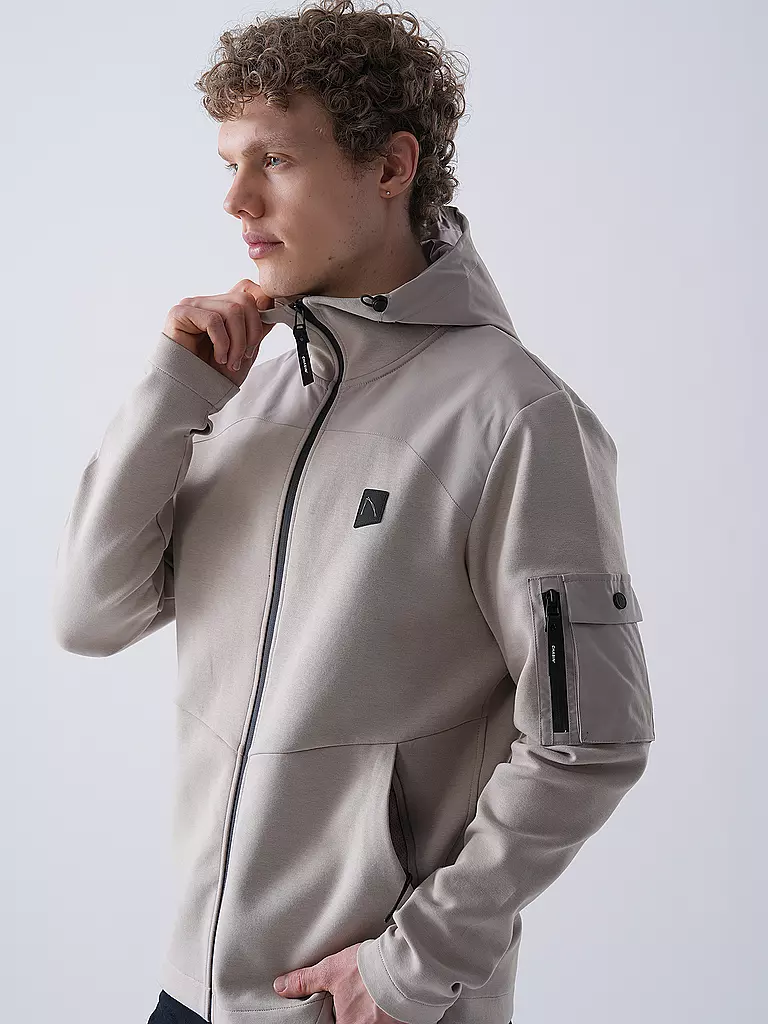 CHASIN | Sweatjacke LION MIX | beige