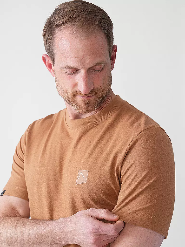 CHASIN | T-Shirt ETHAN LINNEN | camel