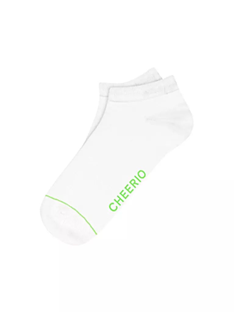 CHEERIO | Sneaker Socken Pal  2-er Pkg. 001 white | weiss