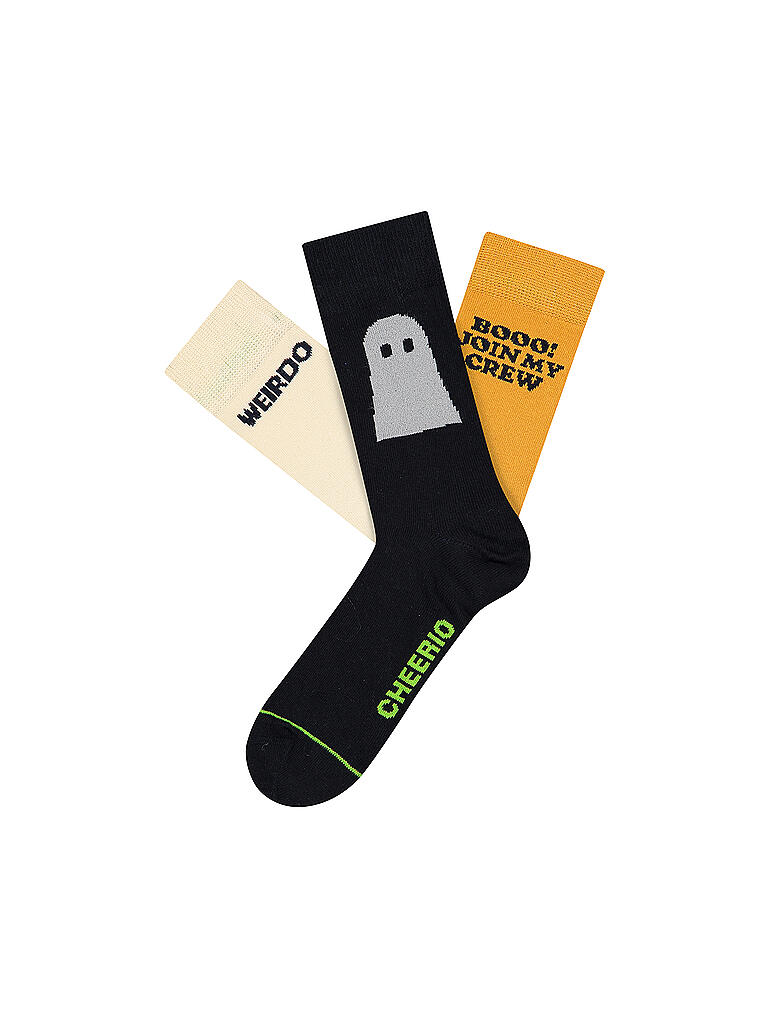 CHEERIO | Socken Halloween Wired Ghost 3er Pkg. | bunt