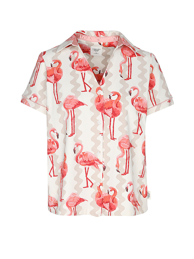 Pyjama Set creme S damen