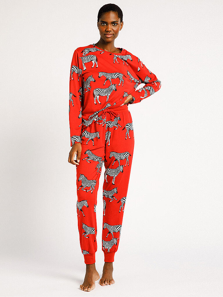 CHELSEA PEERS | Pyjama-Set | rot