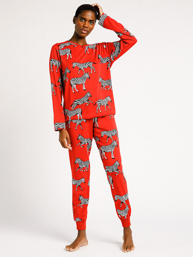 CHELSEA PEERS | Pyjama-Set | rot